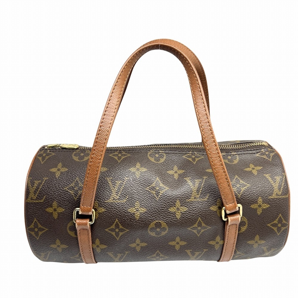 LOUIS VUITTON Brown Monogram Papillon Boston Bag - Picture 2 of 9